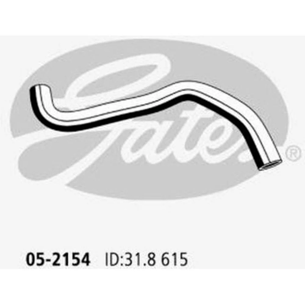 Gates Lower Radiator Hose for Hyundai Elantra HD, i30 i30cw FD 2.0L G4GC 06~13 - Image 2