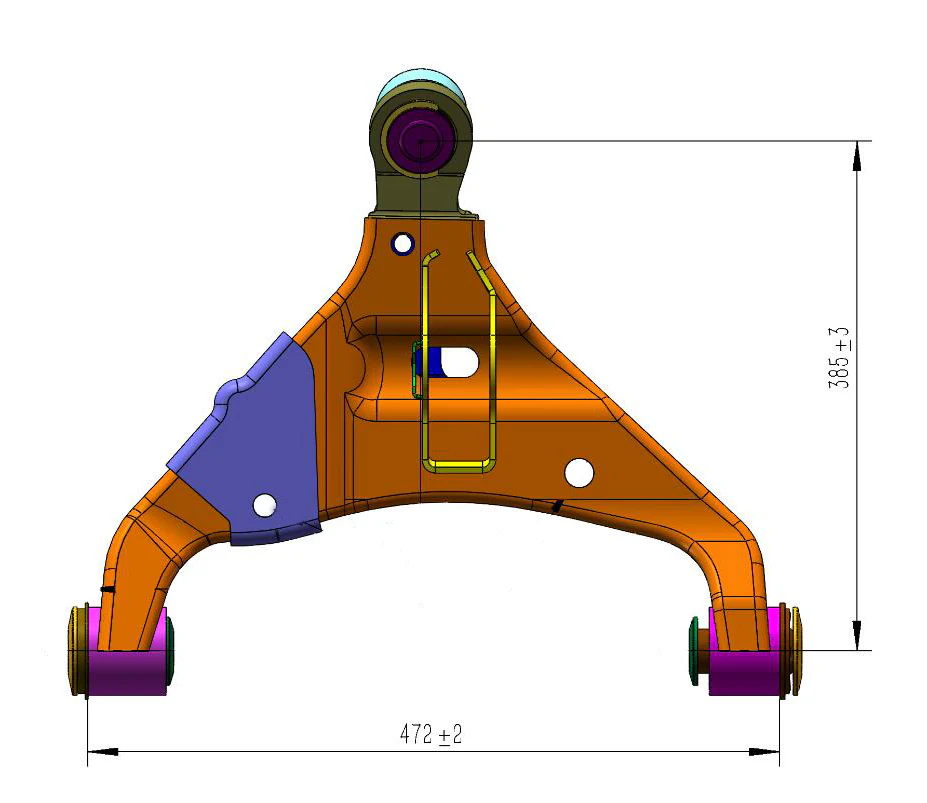 2 x Lower Control Arm for GWM Tank 300 500 inc Hybrid, Ute Cannon 2020-On - Image 2