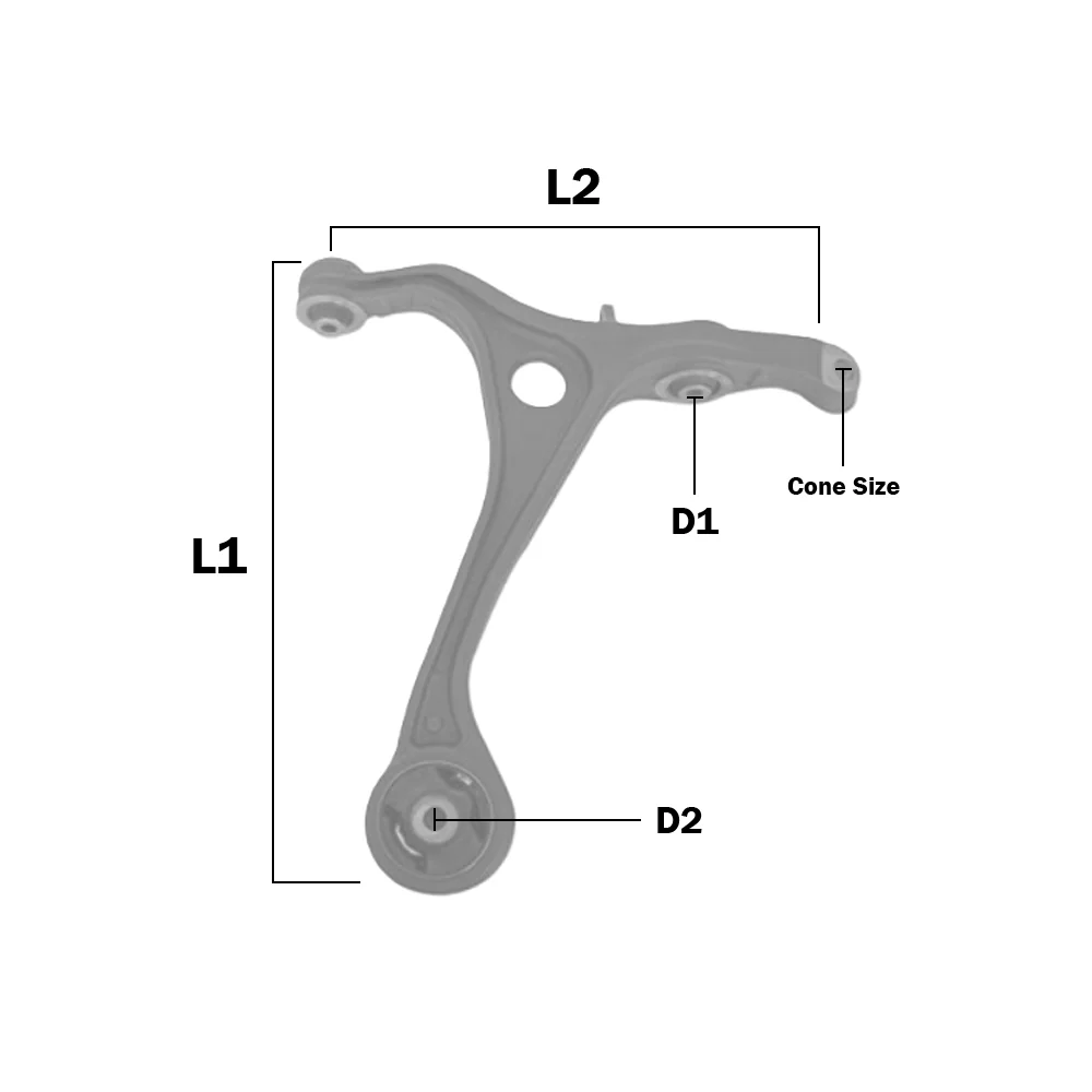 Front Right Lower Control Arm For Honda Accord CM CL Euro 2.0L 2.4L 3.0L FWD - Image 3