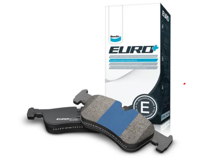 Bendix Euro+ Front Brake Pads for Mercedes-Benz C180 C200 C220 C230 C240 C270 C320 C220 C203 S203 W203 CL203, CLK200 CLK240 CLK270 CLK280 CLK320 CLK350 CLK500 A209 C209, SLK200 R171 - DB1921-EURO+