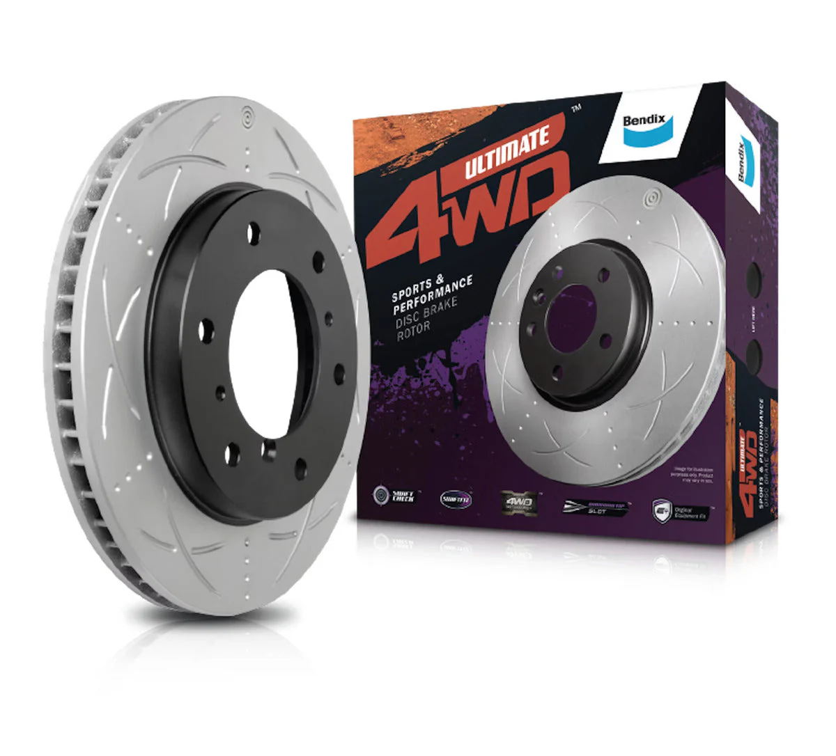 Bendix Ultimate 4WD Front Brake Rotor for Isuzu D-Max TFR40 TFS40 TFR87 TFS87 MU-X UCR40 UCS40 Mazda BT-50 TFR87 TFS87 BT-50 TFR40 TFS40 BR3100-ULT4WD