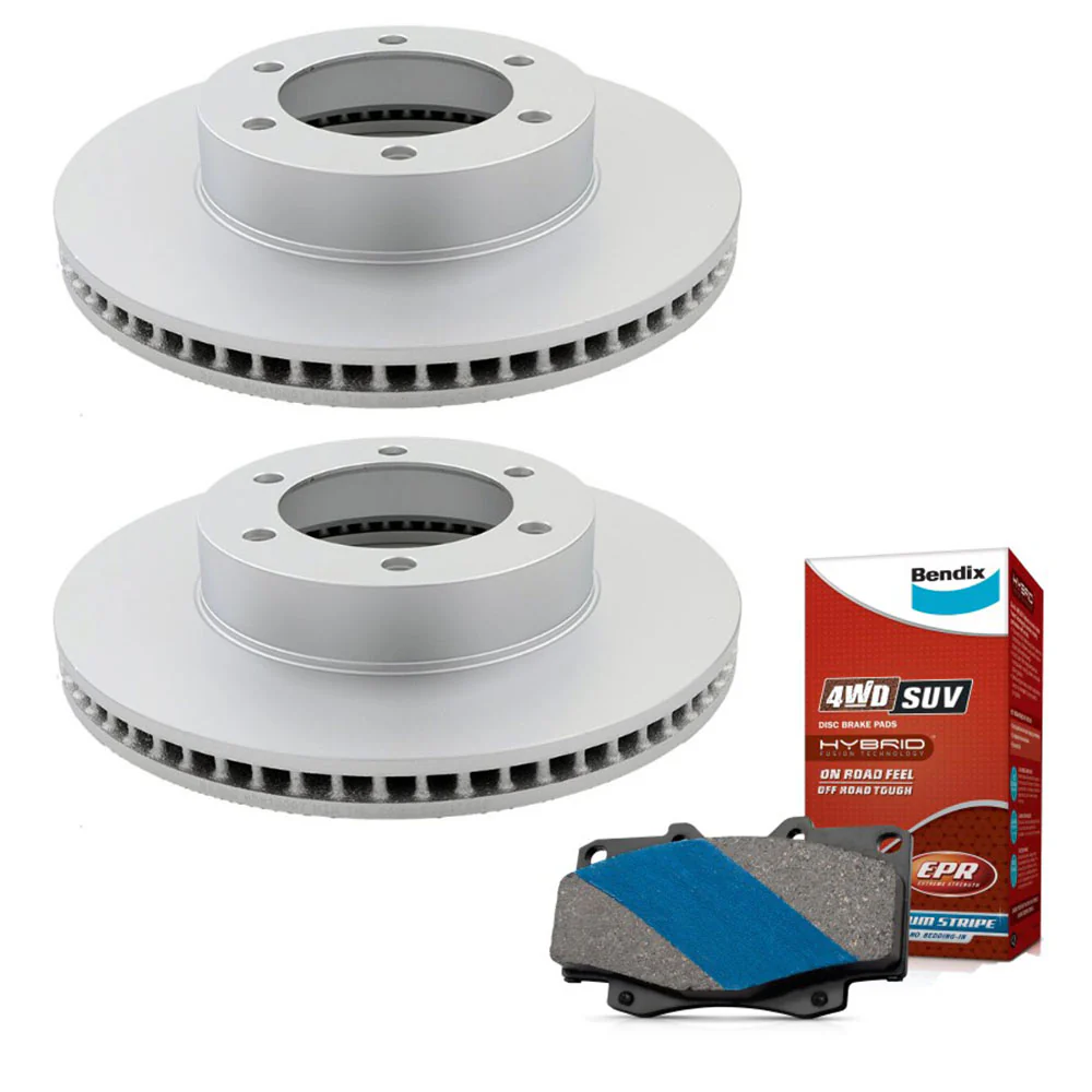 Bendix4WD Front BrakePads+Rotors for Toyota LandCruiserLC300 FJA300 Prado GDJ251