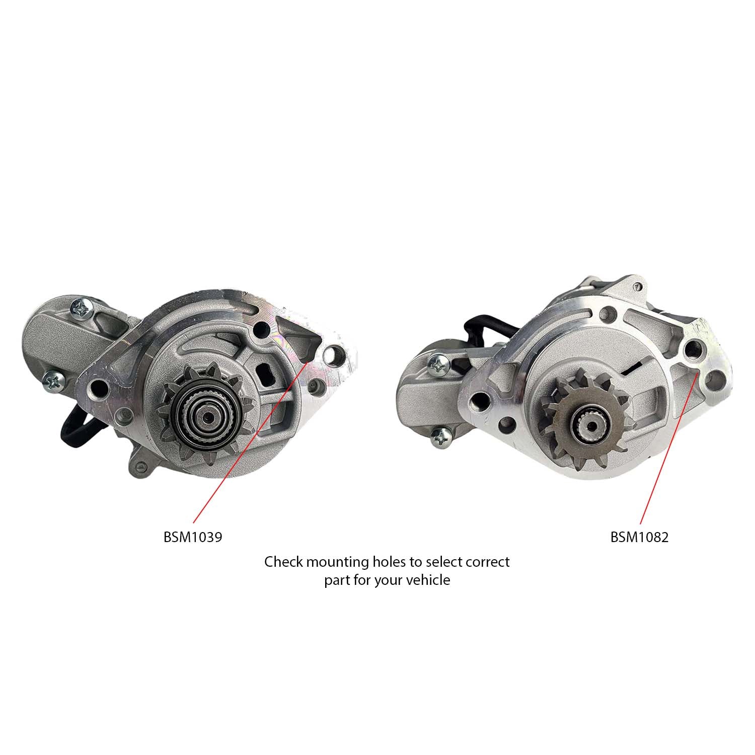 Starter Motor for Nissan Navara D40 2.5L YD25DDTI 2008~2015 - 8mm mounting hole