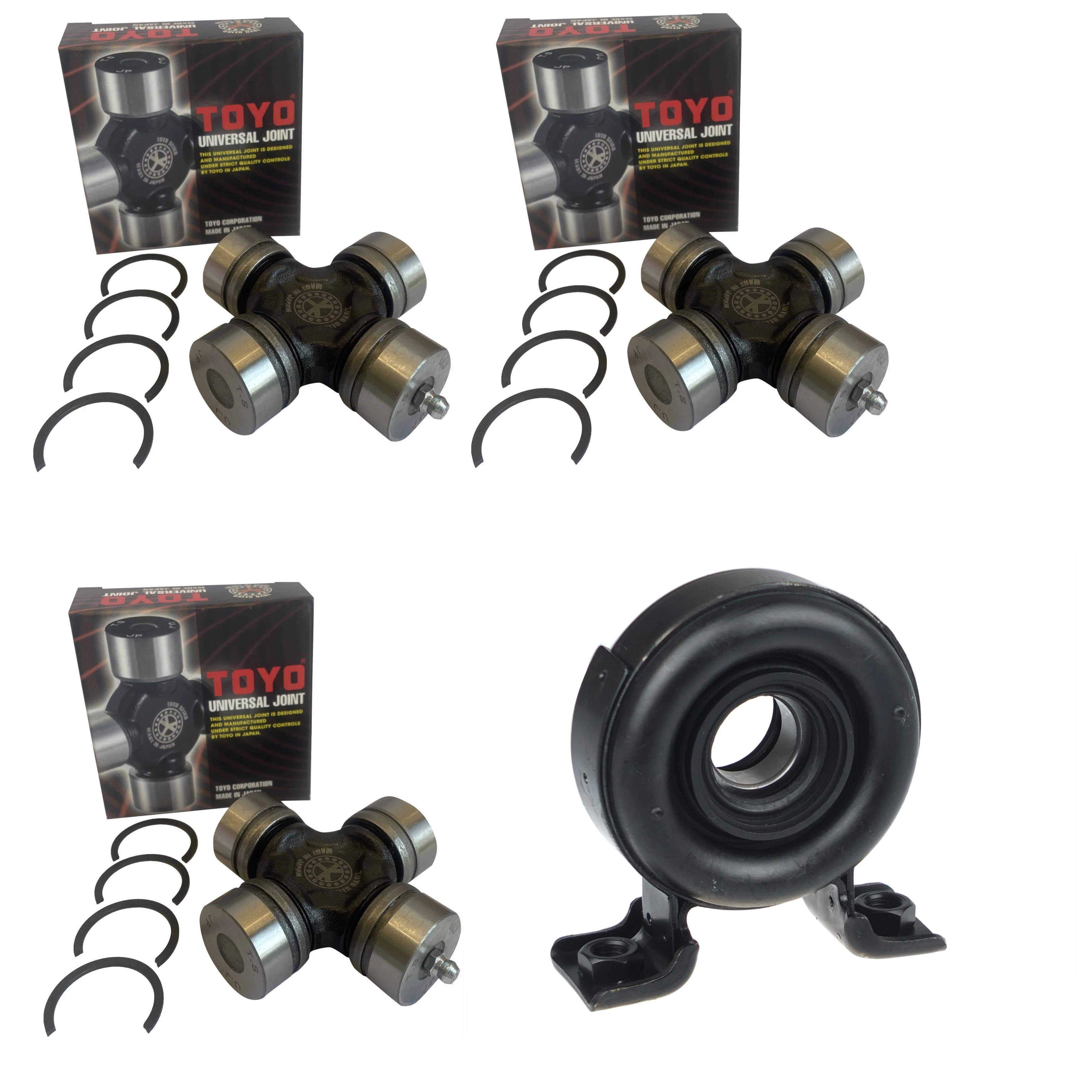 Centre Bearing + 3 Universal Joints for Holden Rodeo TF 2.5L 2.6L 4WD - Rear