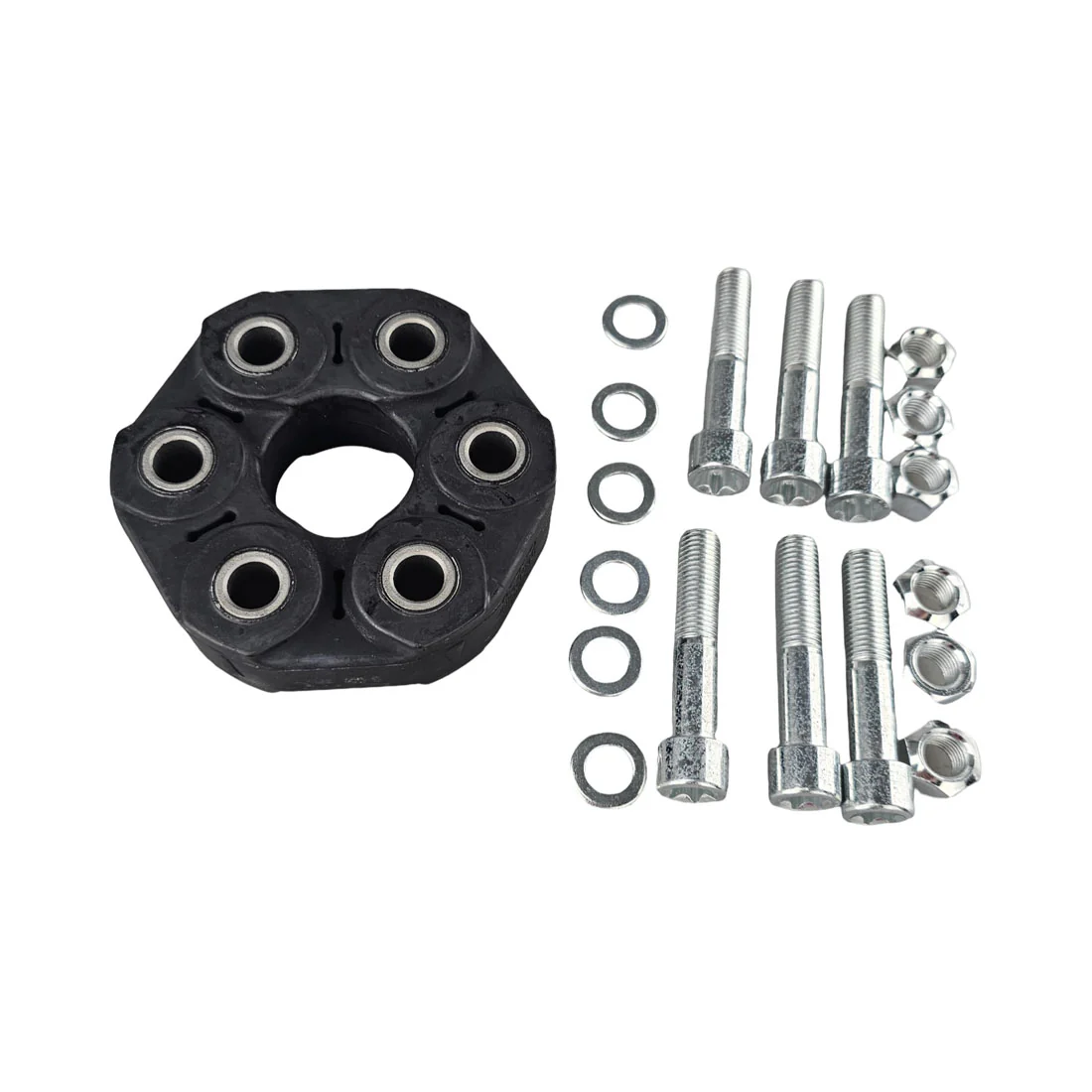 Driveshaft Flex Coupling for BMW 1 series F20 11~19, 2 series F22 F23 14~22, 3 series E36 E46 F30 1991~2015, 4 series F32 F33 14~20, 5 series E34 E39 1990~2003, Z3 E36 1997~2002, X1 F48 15~22  | Hyundai Santa Fe SM 00~06 | Kia Sportage KM 07~10