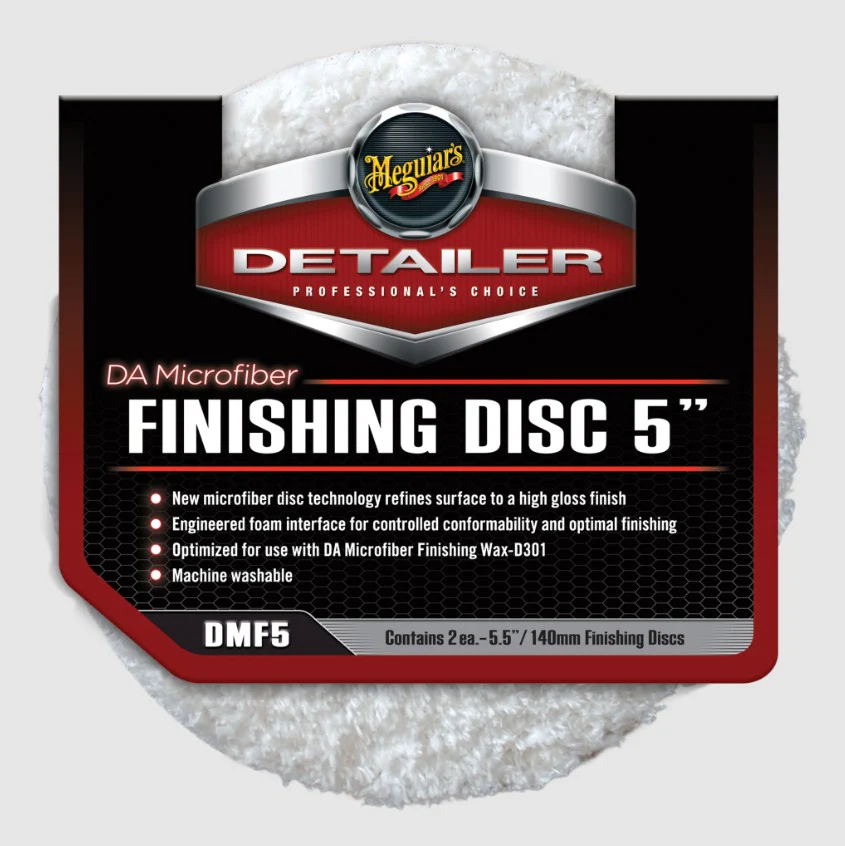 Meguiars DA Microfibre Finishing Disc - 5inch - 2 pack - DMF5