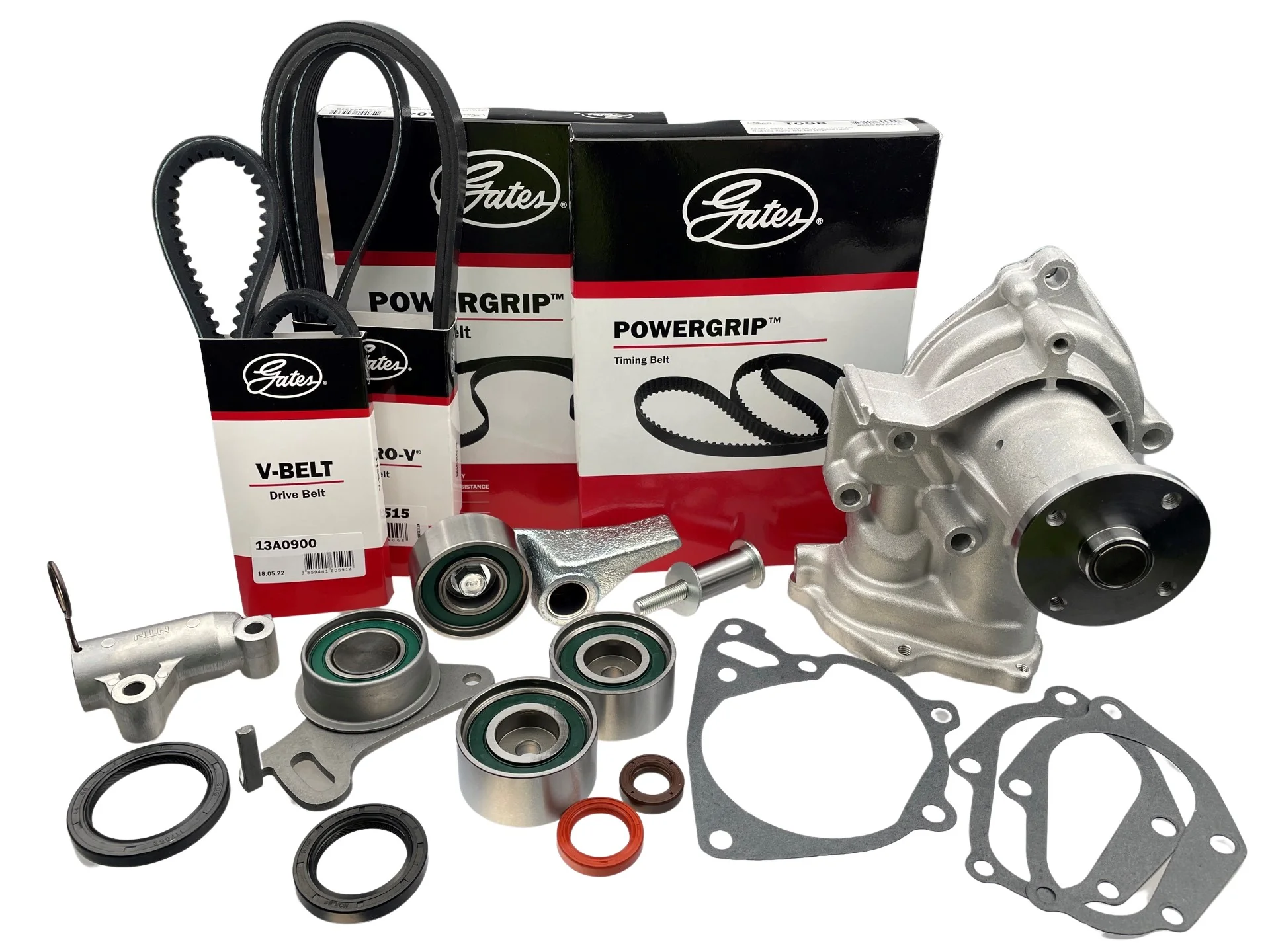 Timing Belt Kit + HT WP DB For Mitsubishi Challenger PB PC Triton ML MN 4D56T