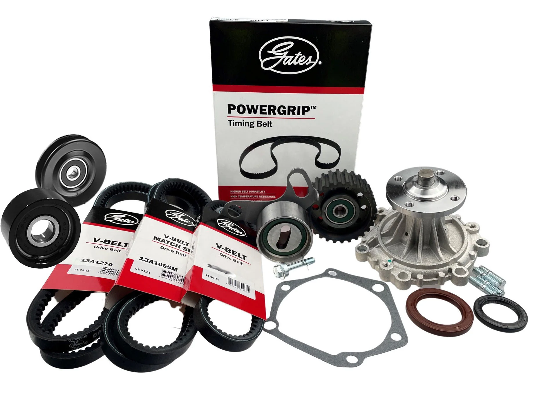 Timing Belt Kit+WP+Fan Belt For Toyota Hilux LN147R LN152R LN167R LN172R 5L 3.0L
